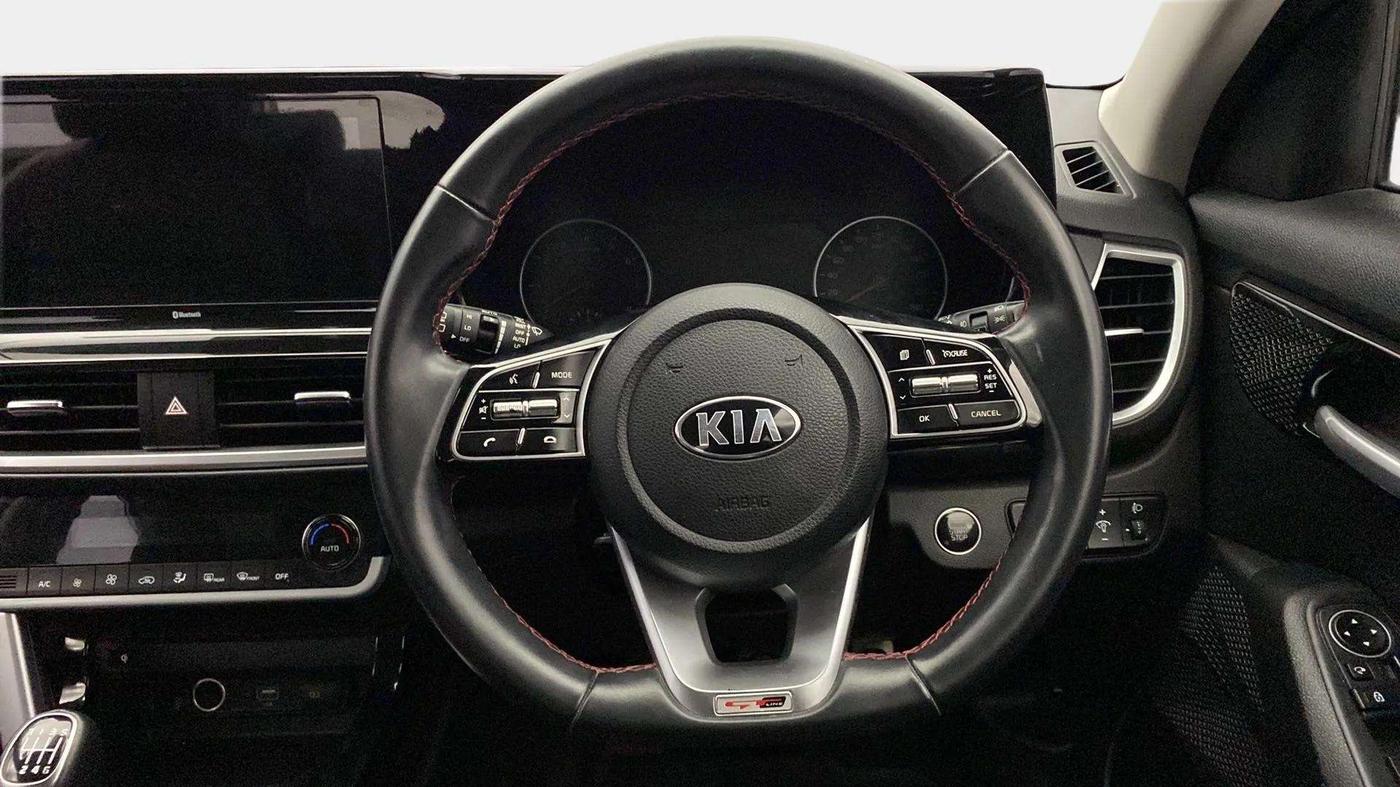 2020 KIA SELTOS GTX 1.4 PETROL, Petrol, Manual, 40,754 km, Steering Wheel Close Up