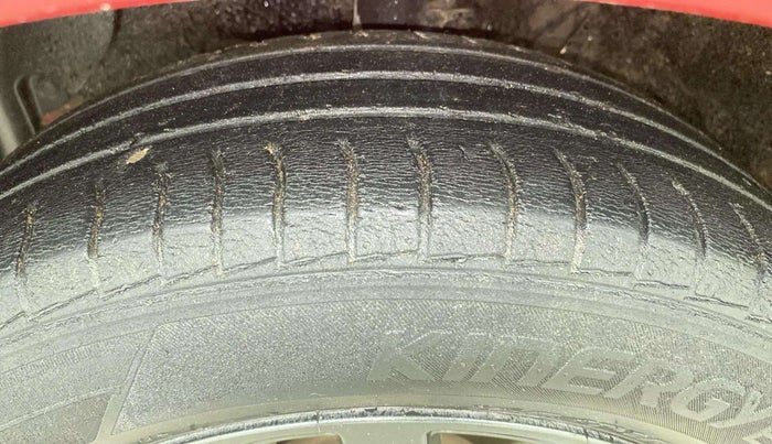 2019 Hyundai GRAND I10 NIOS SPORTZ AMT 1.2 KAPPA VTVT, Petrol, Automatic, 47,015 km, Left Front Tyre Tread