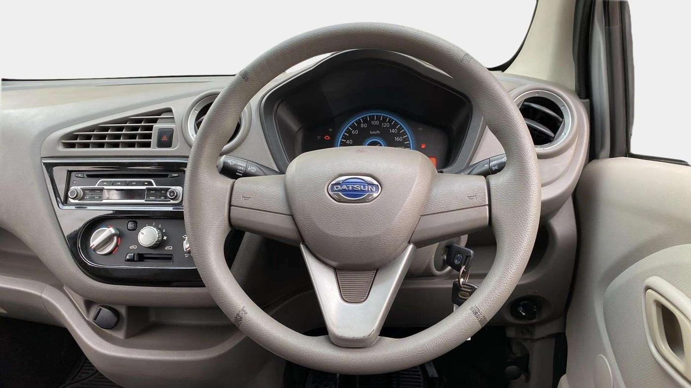 2017 Datsun Redi Go T(O) 1.0, Petrol, Manual, 10,995 km, Steering Wheel Close Up