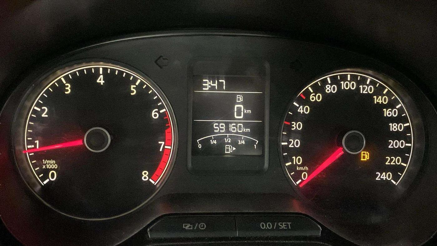 2017 Volkswagen Ameo COMFORTLINE 1.2L, Petrol, Manual, 59,202 km, Odometer Image