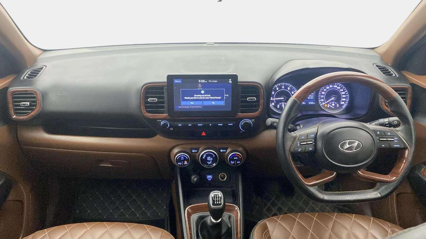 2021 Hyundai VENUE SX 1.0 (O) TURBO, Petrol, Manual, 24,329 km, Dashboard