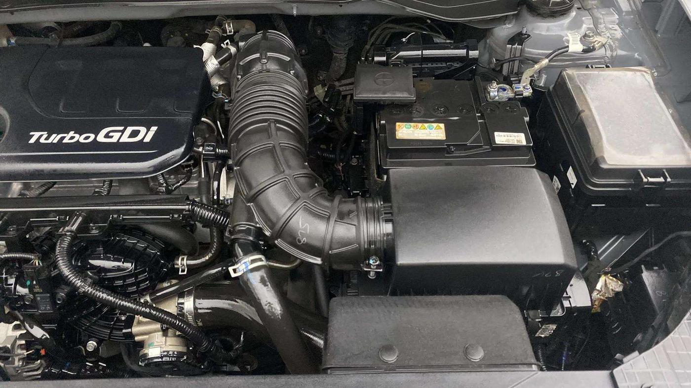 2021 Hyundai VENUE SX 1.0 (O) TURBO, Petrol, Manual, 24,329 km, Engine View - Left