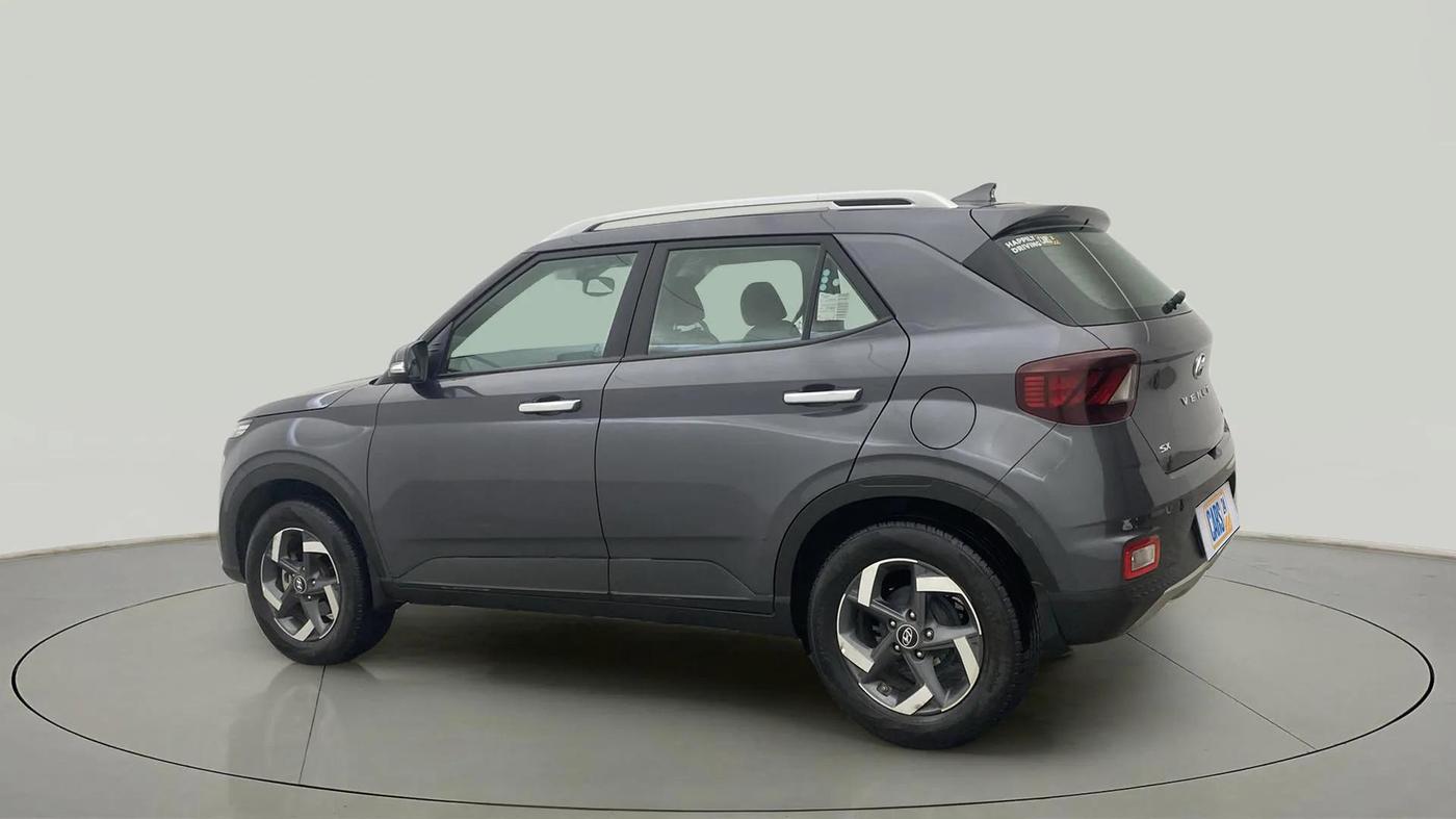 2021 Hyundai VENUE SX 1.0 (O) TURBO, Petrol, Manual, 24,329 km, Left Back Diagonal