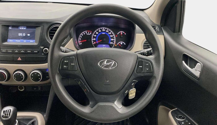 2017 Hyundai Grand i10 SPORTZ 1.2 KAPPA VTVT, Petrol, Manual, 31,166 km, Steering Wheel Close Up