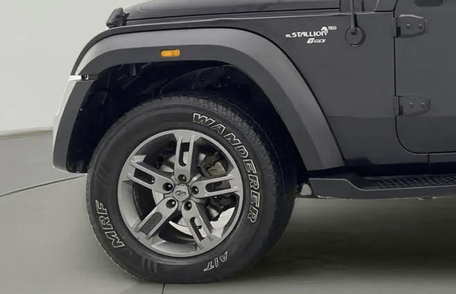 2021 Mahindra Thar LX PETROL HT 4WD AT, Petrol, Automatic, 48,849 km, Left Front Wheel