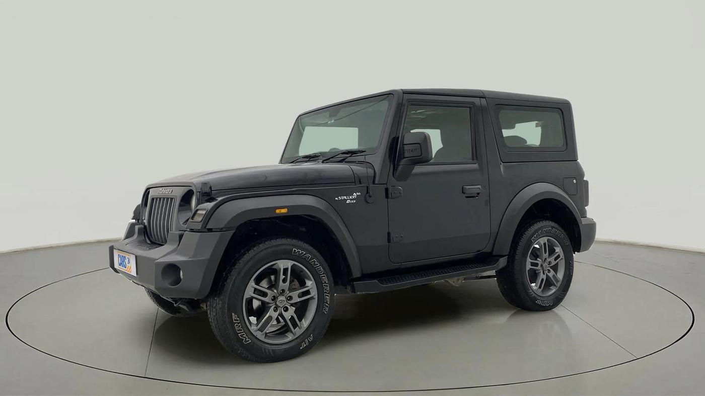2021 Mahindra Thar LX PETROL HT 4WD AT, Petrol, Automatic, 48,849 km, Left Front Diagonal