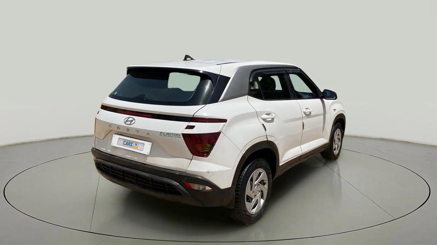 2021 Hyundai Creta E 1.5 DIESEL, Diesel, Manual, 99,400 km, Right Back Diagonal