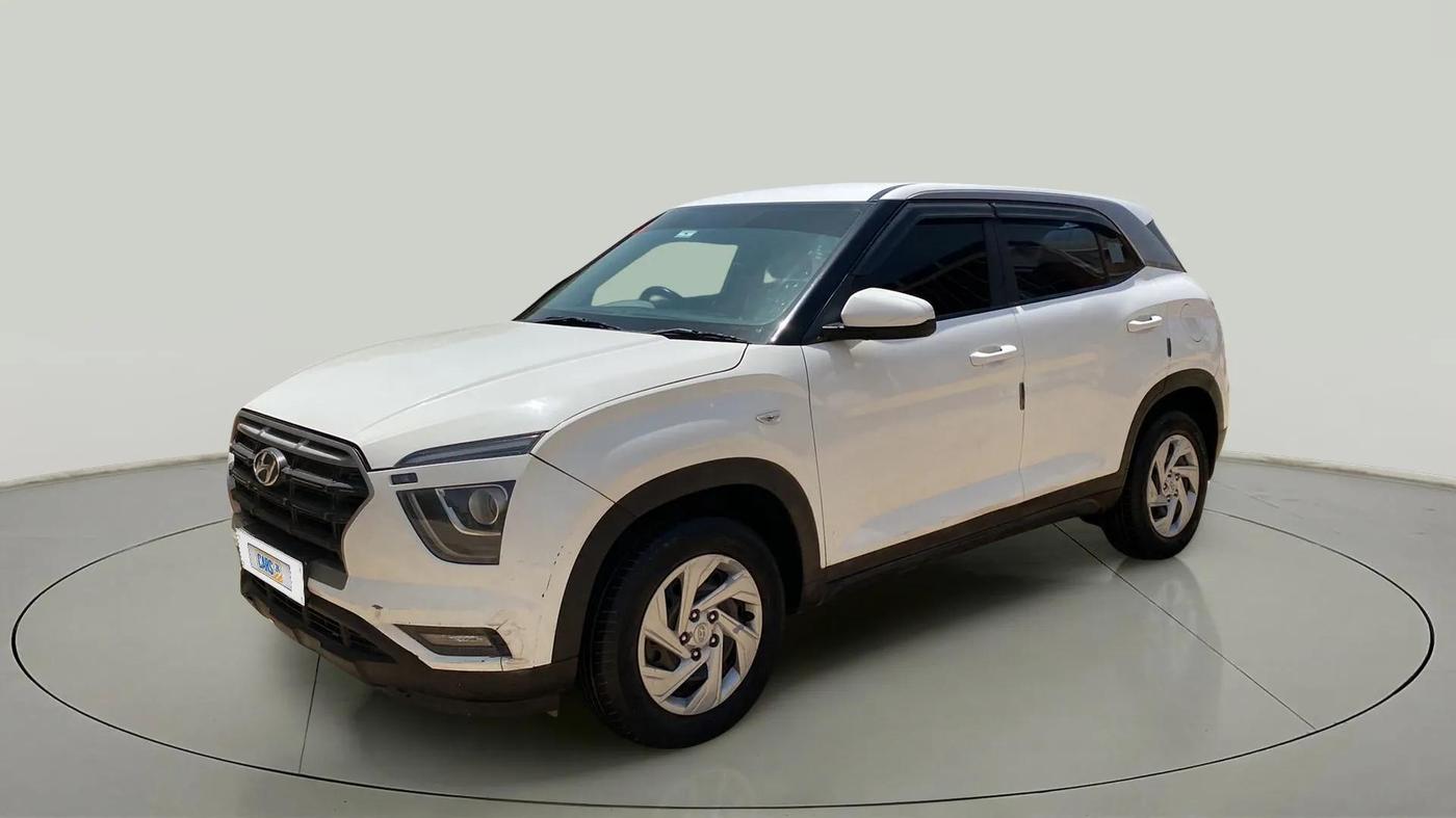2021 Hyundai Creta E 1.5 DIESEL, Diesel, Manual, 99,400 km, Left Front Diagonal