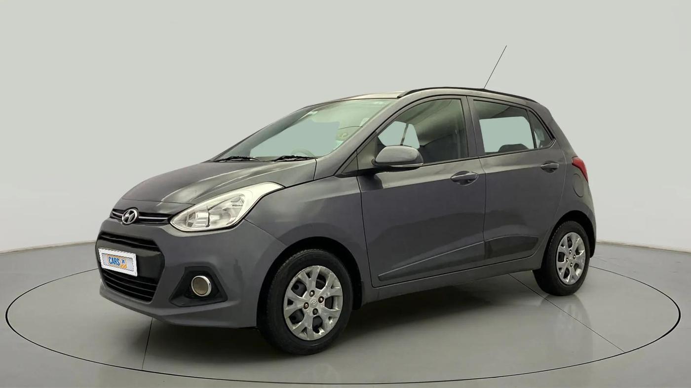 2016 Hyundai Grand i10 SPORTZ 1.2 KAPPA VTVT, Petrol, Manual, 92,850 km, Left Front Diagonal