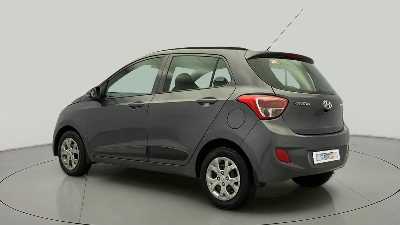 2016 Hyundai Grand i10 SPORTZ 1.2 KAPPA VTVT, Petrol, Manual, 92,850 km, Left Back Diagonal