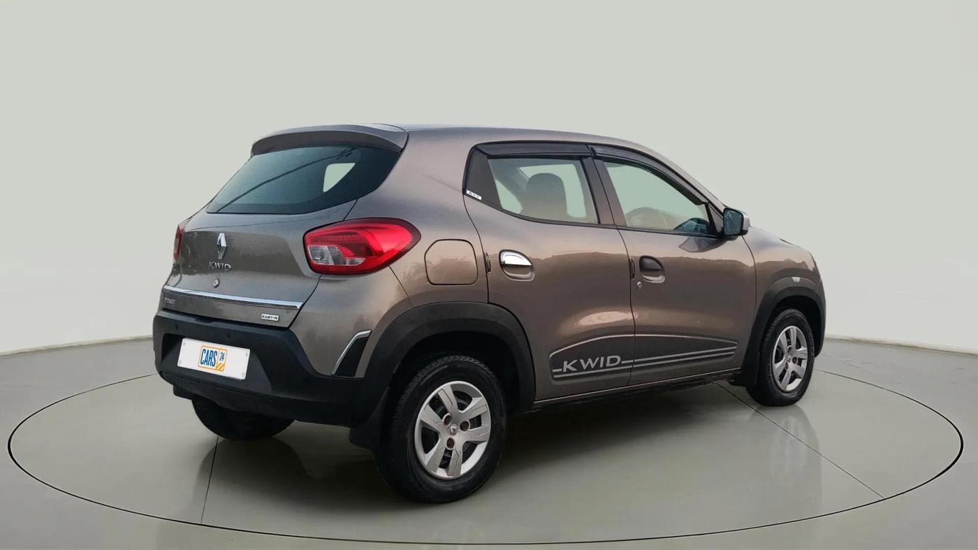 2019 Renault Kwid RXT 1.0 AMT (O), Petrol, Automatic, 34,363 km, Right Back Diagonal