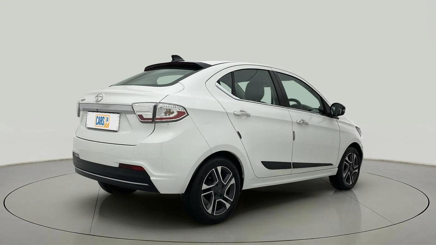 2021 Tata TIGOR XZ PLUS PETROL, CNG, Manual, 95,892 km, Right Back Diagonal
