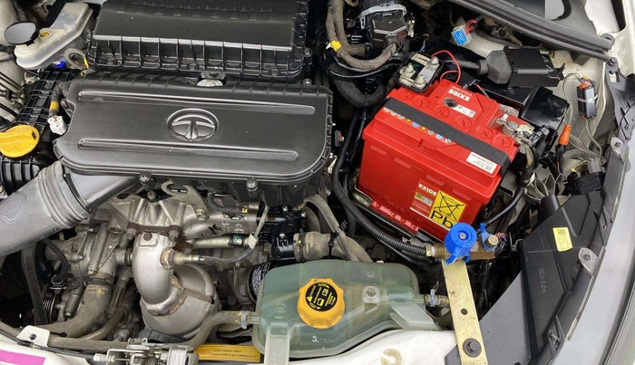 2021 Tata TIGOR XZ PLUS PETROL, CNG, Manual, 95,892 km, Engine View - Left