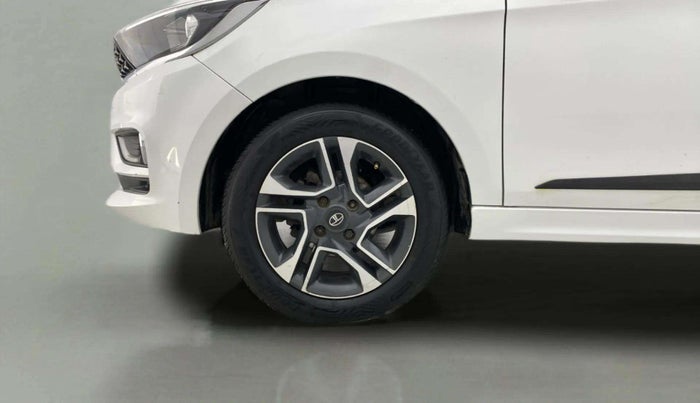 2021 Tata TIGOR XZ PLUS PETROL, CNG, Manual, 95,892 km, Left Front Wheel