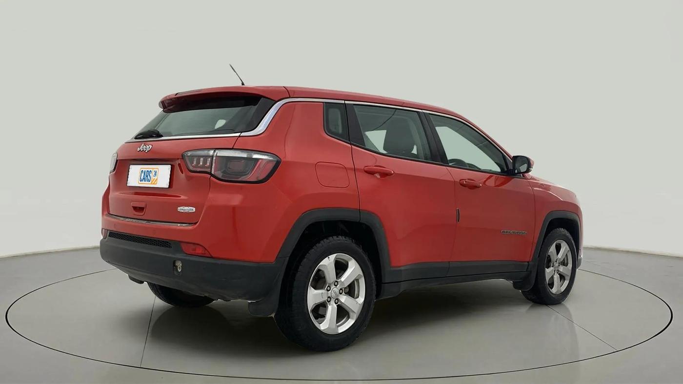 2017 Jeep Compass LONGITUDE 2.0 DIESEL, Diesel, Manual, 52,909 km, Right Back Diagonal