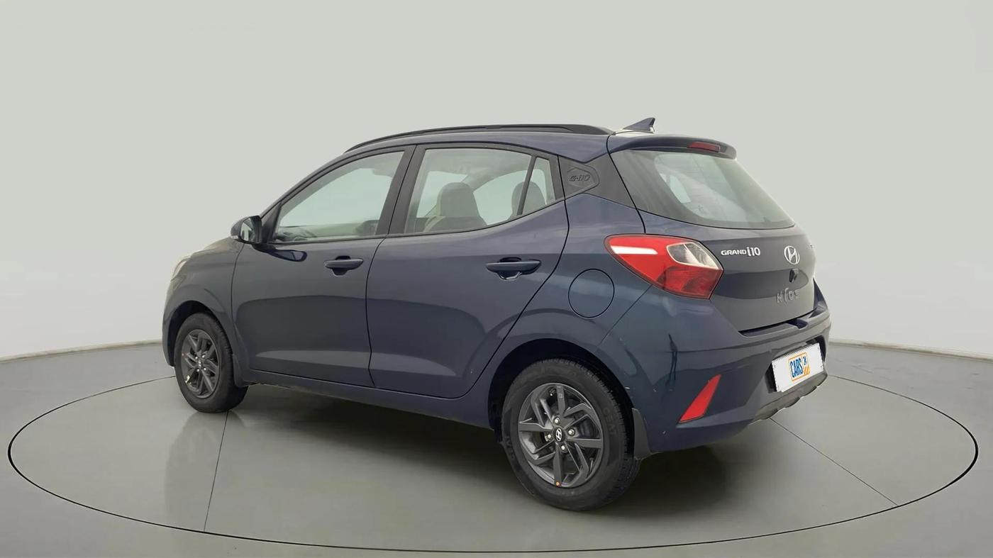 2021 Hyundai GRAND I10 NIOS SPORTZ AMT 1.2 KAPPA VTVT, Petrol, Automatic, 55,335 km, Left Back Diagonal