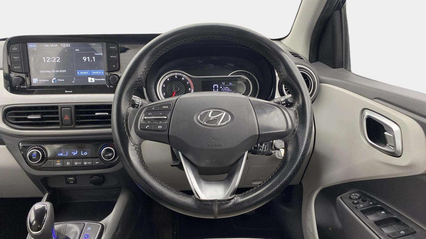 2021 Hyundai GRAND I10 NIOS SPORTZ AMT 1.2 KAPPA VTVT, Petrol, Automatic, 55,335 km, Steering Wheel Close Up