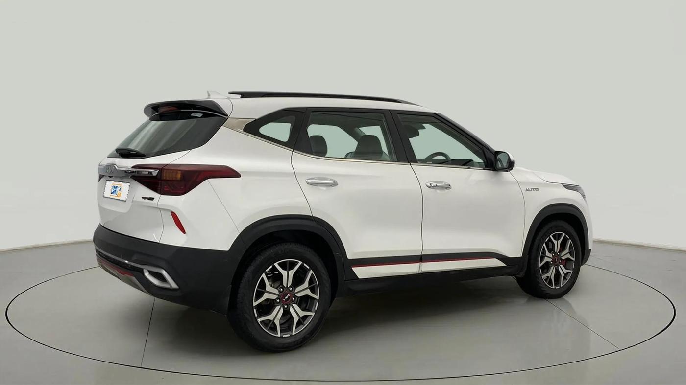 2021 KIA SELTOS GTX PLUS AT 1.5 DIESEL, Diesel, Automatic, 22,916 km, Right Back Diagonal