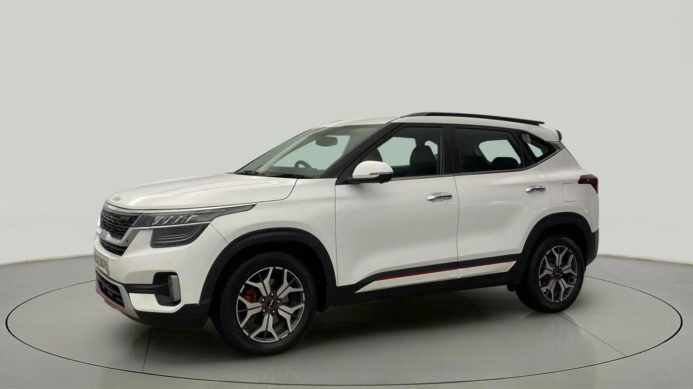 2021 KIA SELTOS GTX PLUS AT 1.5 DIESEL, Diesel, Automatic, 22,916 km, Left Front Diagonal