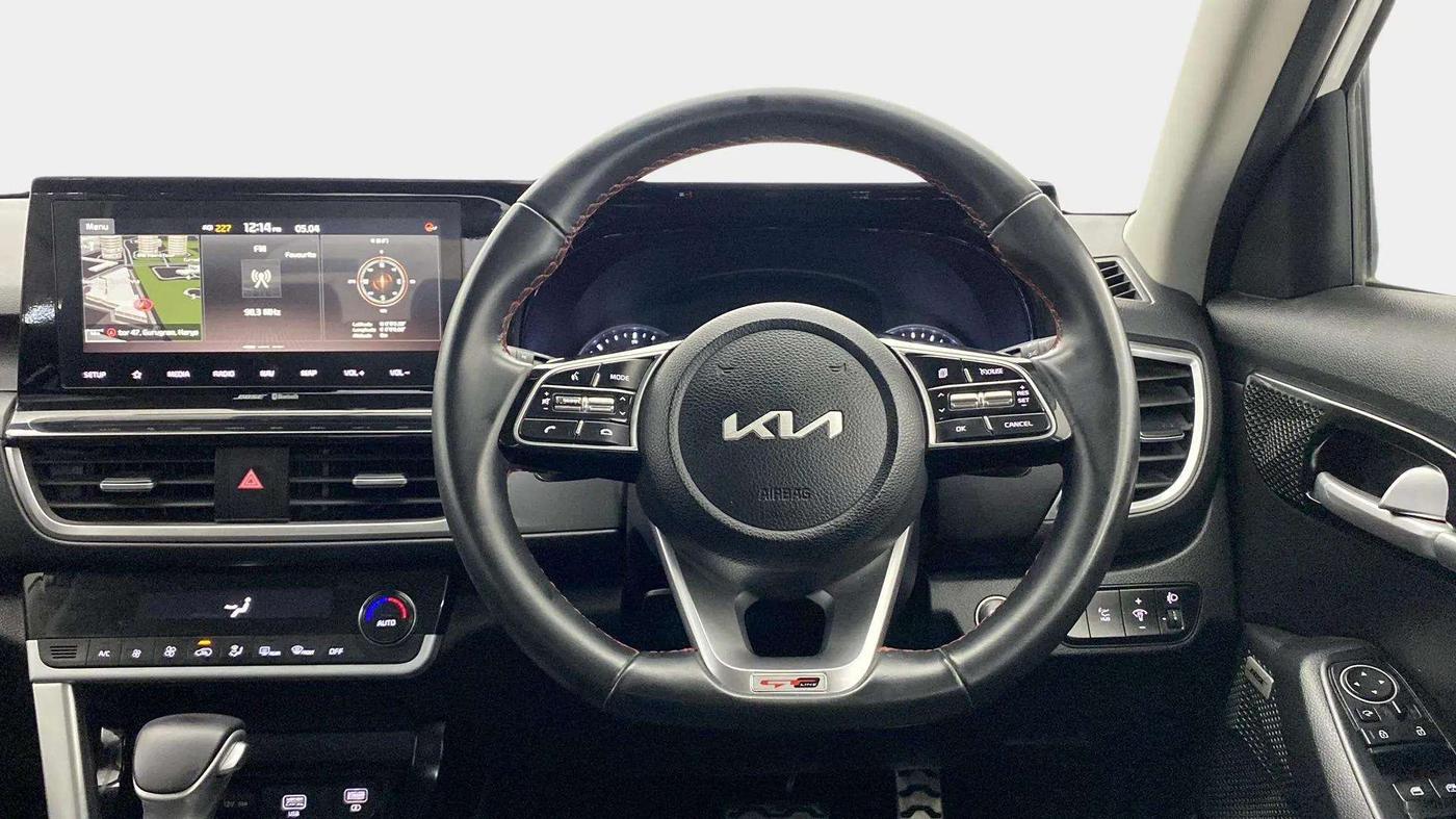 2021 KIA SELTOS GTX PLUS AT 1.5 DIESEL, Diesel, Automatic, 22,916 km, Steering Wheel Close Up