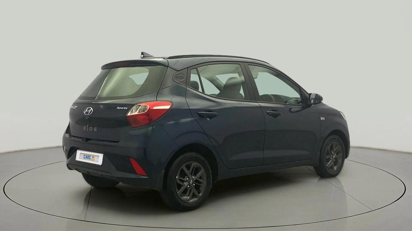 2020 Hyundai GRAND I10 NIOS SPORTZ AMT 1.2 KAPPA VTVT, Petrol, Automatic, 15,334 km, Right Back Diagonal