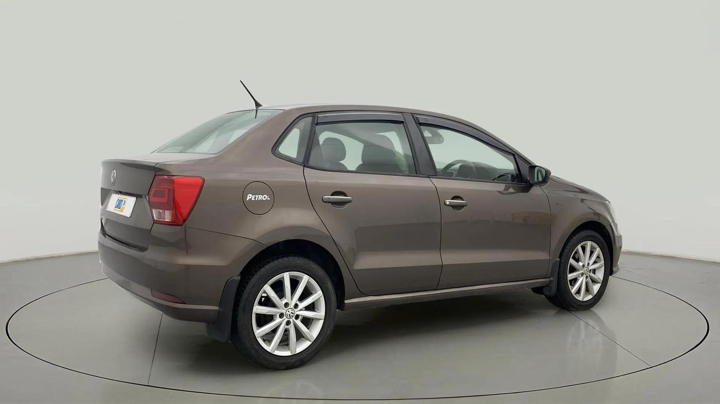 2018 Volkswagen Ameo HIGHLINE PLUS 1.0L 16 ALLOY, Petrol, Manual, 63,911 km, Right Back Diagonal
