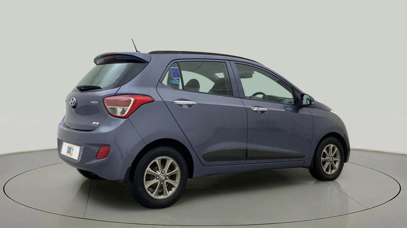 2014 Hyundai Grand i10 ASTA (O) 1.2 KAPPA VTVT, Petrol, Manual, 42,884 km, Right Back Diagonal