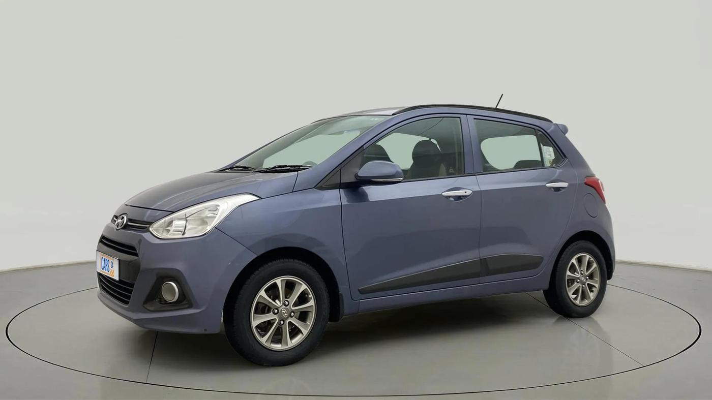 2014 Hyundai Grand i10 ASTA (O) 1.2 KAPPA VTVT, Petrol, Manual, 42,884 km, Left Front Diagonal