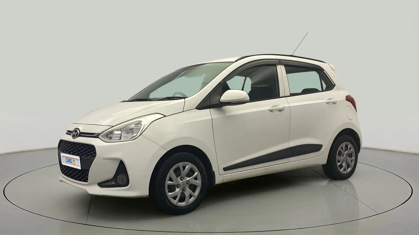 2019 Hyundai Grand i10 SPORTZ 1.2 KAPPA VTVT, Petrol, Manual, 73,541 km, Left Front Diagonal