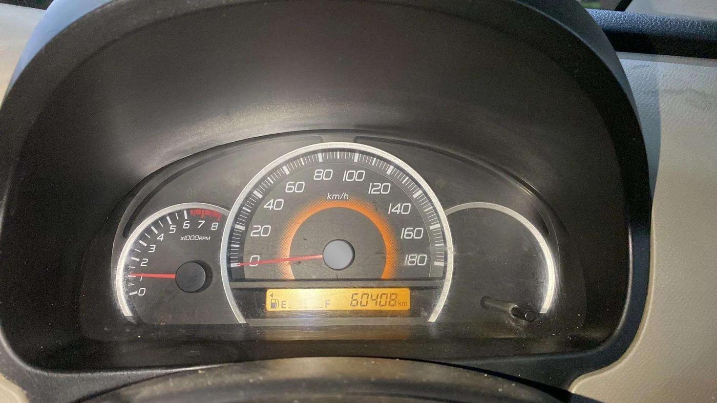 2015 Maruti Wagon R 1.0 VXI, Petrol, Manual, 60,558 km, Odometer Image