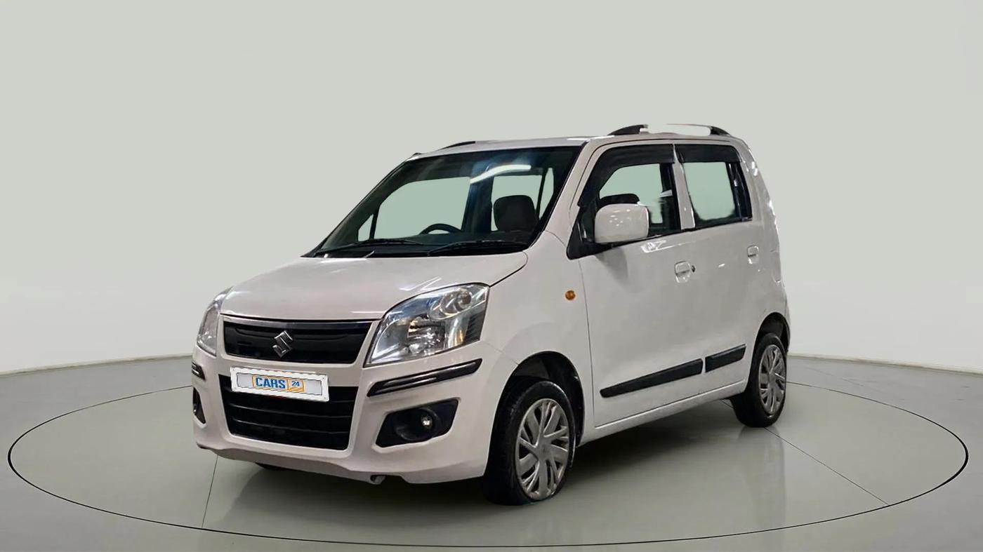 2015 Maruti Wagon R 1.0 VXI, Petrol, Manual, 60,558 km, Left Front Diagonal