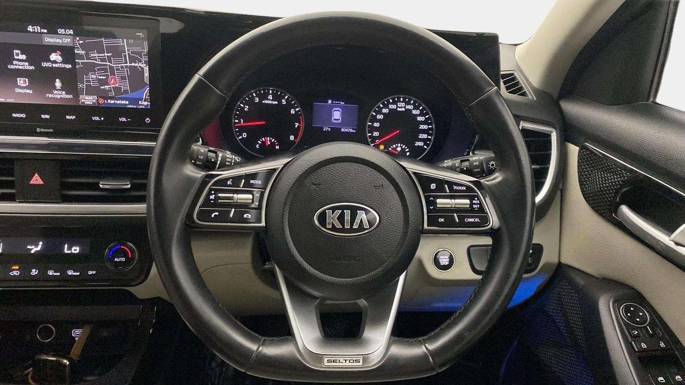 2019 KIA SELTOS HTX 1.5 PETROL, Petrol, Manual, 90,620 km, Steering Wheel Close Up