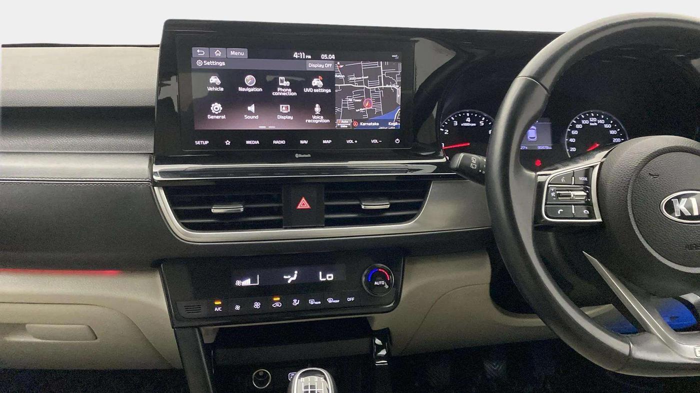 2019 KIA SELTOS HTX 1.5 PETROL, Petrol, Manual, 90,620 km, Air Conditioner