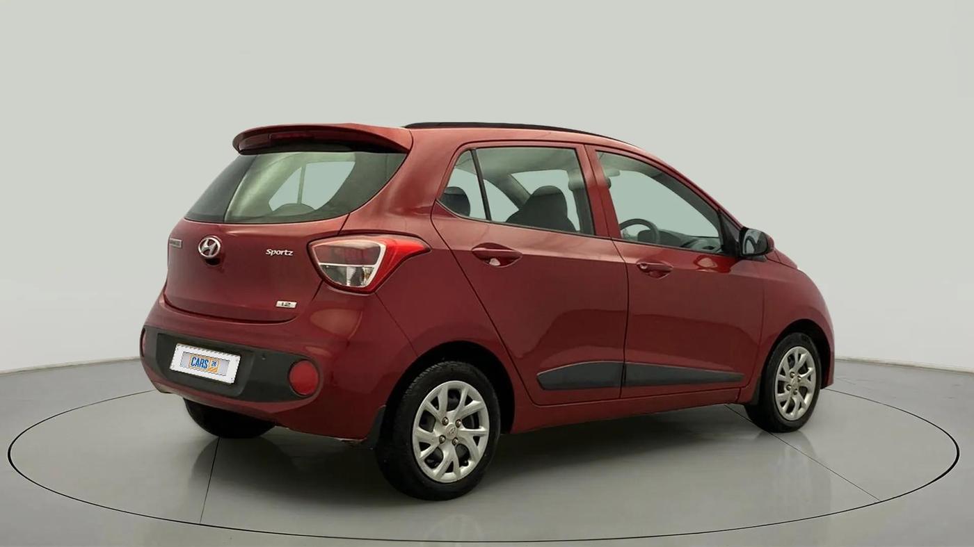 2019 Hyundai Grand i10 SPORTZ 1.2 KAPPA VTVT, Petrol, Manual, 67,430 km, Right Back Diagonal