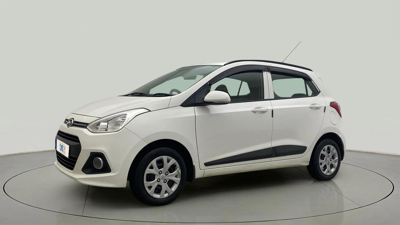 2016 Hyundai Grand i10 SPORTZ 1.2 KAPPA VTVT, Petrol, Manual, 14,292 km, Left Front Diagonal