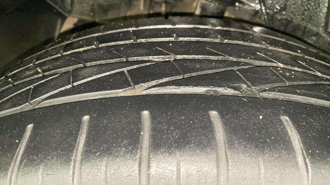 2018 Tata NEXON XZA PLUS PETROL, Petrol, Automatic, 56,362 km, Right Rear Tyre Tread