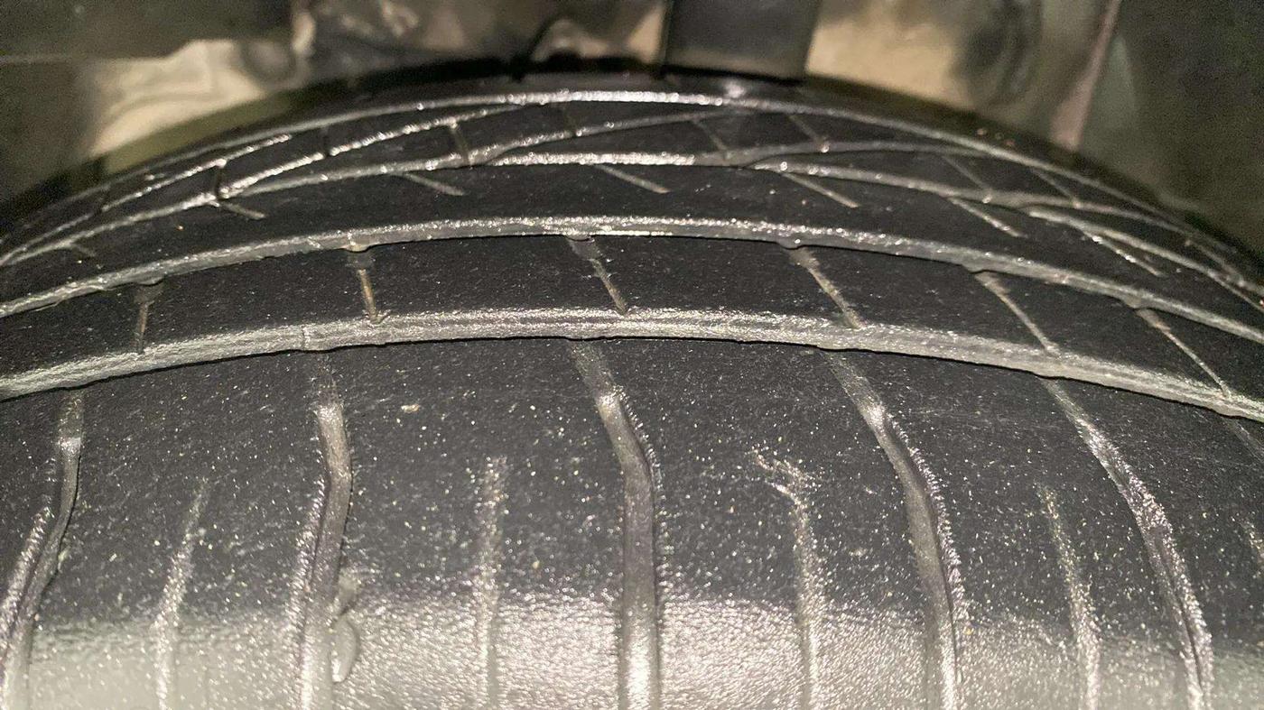 2018 Tata NEXON XZA PLUS PETROL, Petrol, Automatic, 56,362 km, Left Front Tyre Tread