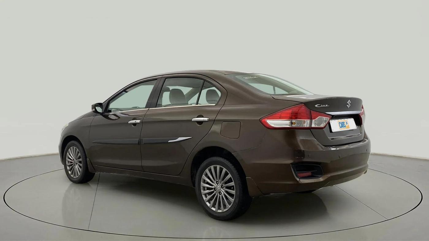 2015 Maruti Ciaz ZXI+, Petrol, Manual, 72,198 km, Left Back Diagonal
