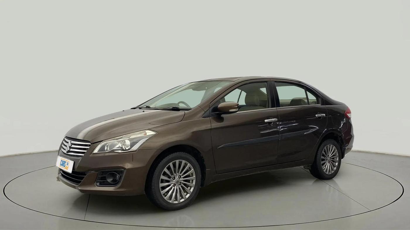 2015 Maruti Ciaz ZXI+, Petrol, Manual, 72,198 km, Left Front Diagonal