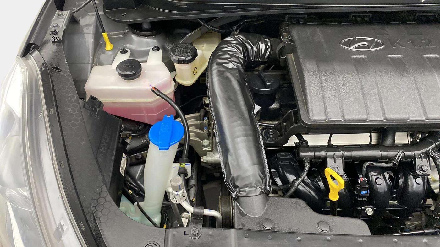 2021 Hyundai AURA SX PLUS 1.2 AMT, Petrol, Automatic, 63,557 km, Engine View - Right