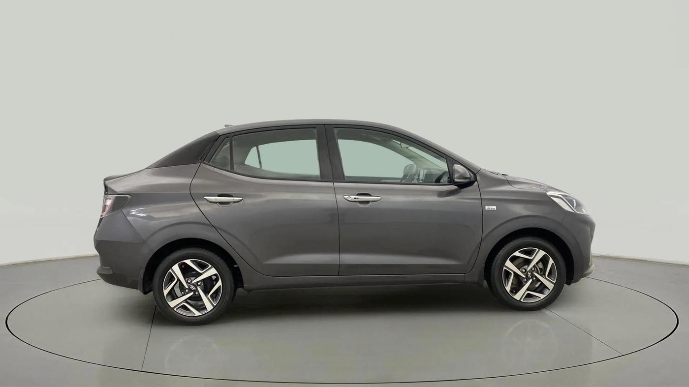 2021 Hyundai AURA SX PLUS 1.2 AMT, Petrol, Automatic, 63,557 km, Right Side View