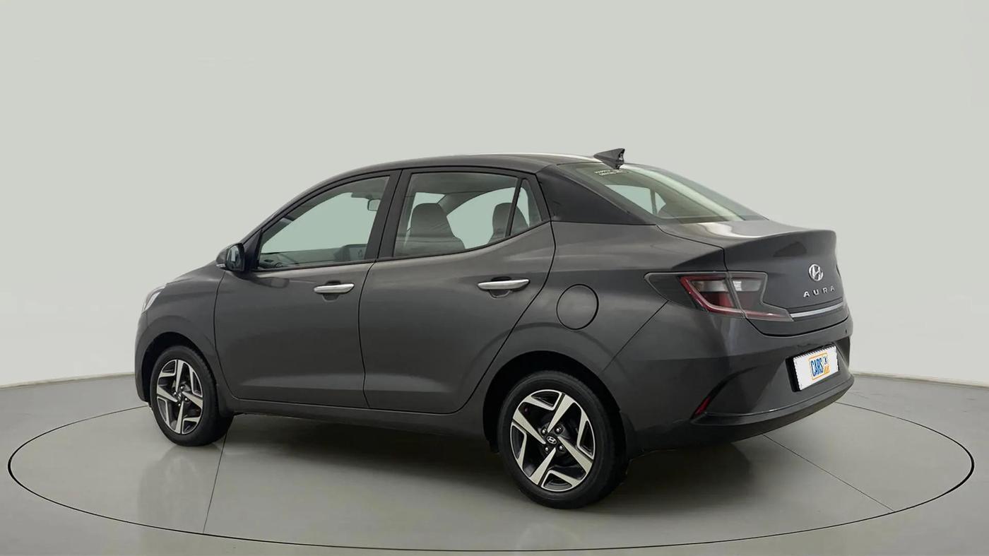 2021 Hyundai AURA SX PLUS 1.2 AMT, Petrol, Automatic, 63,557 km, Left Back Diagonal