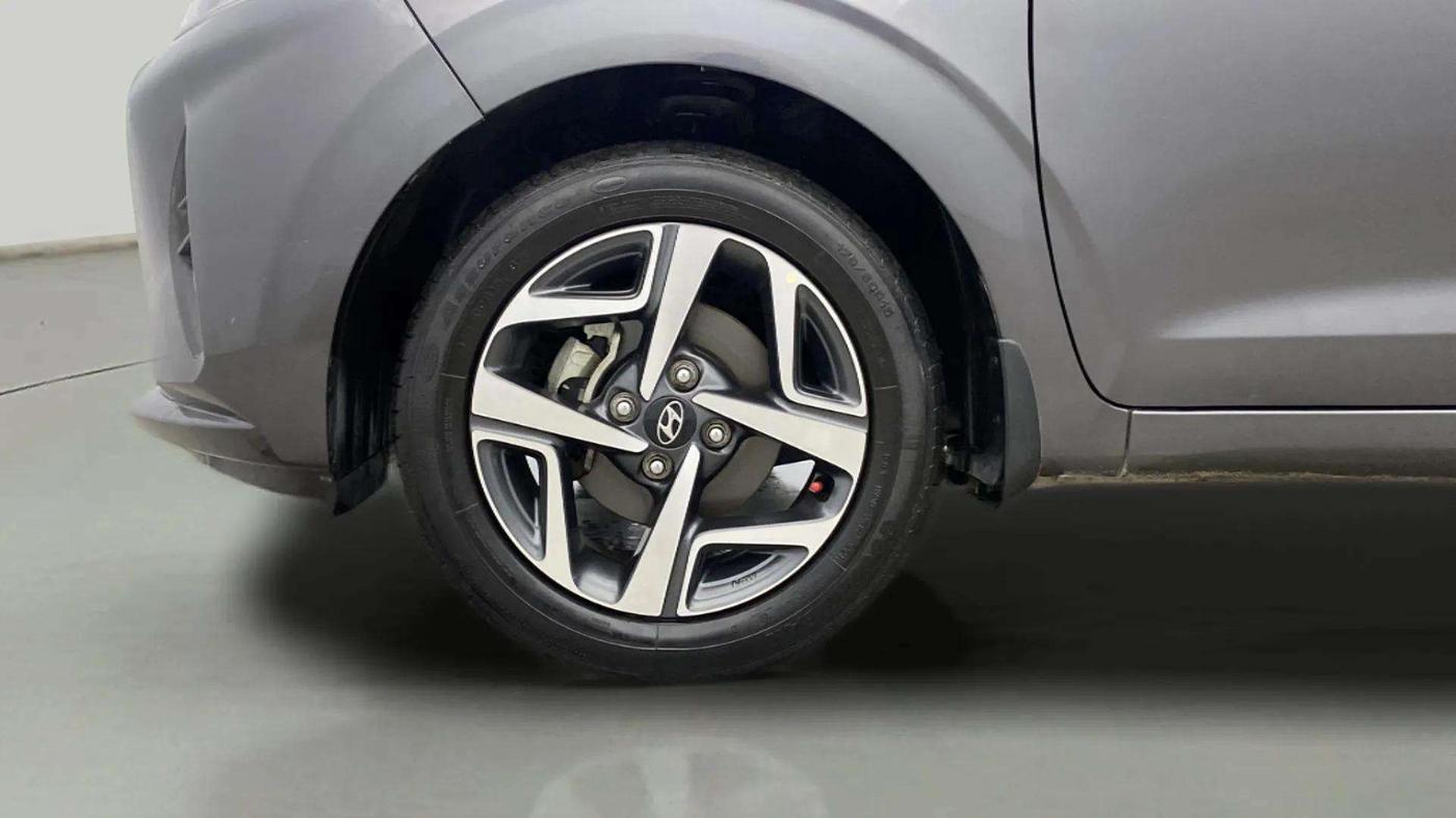 2021 Hyundai AURA SX PLUS 1.2 AMT, Petrol, Automatic, 63,557 km, Left Front Wheel