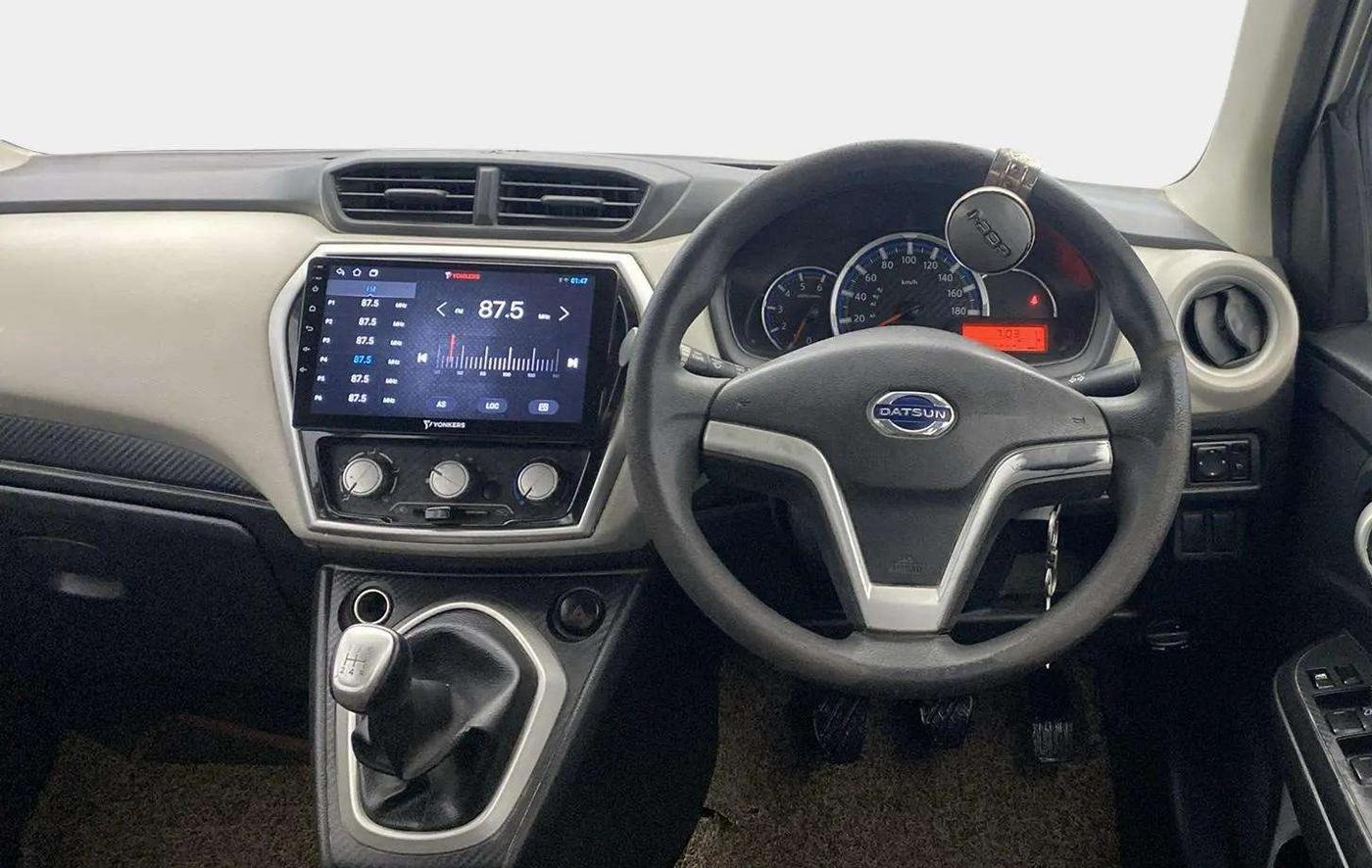 2019 Datsun Go Plus T(O), Petrol, Manual, 32,644 km, Steering Wheel Close Up