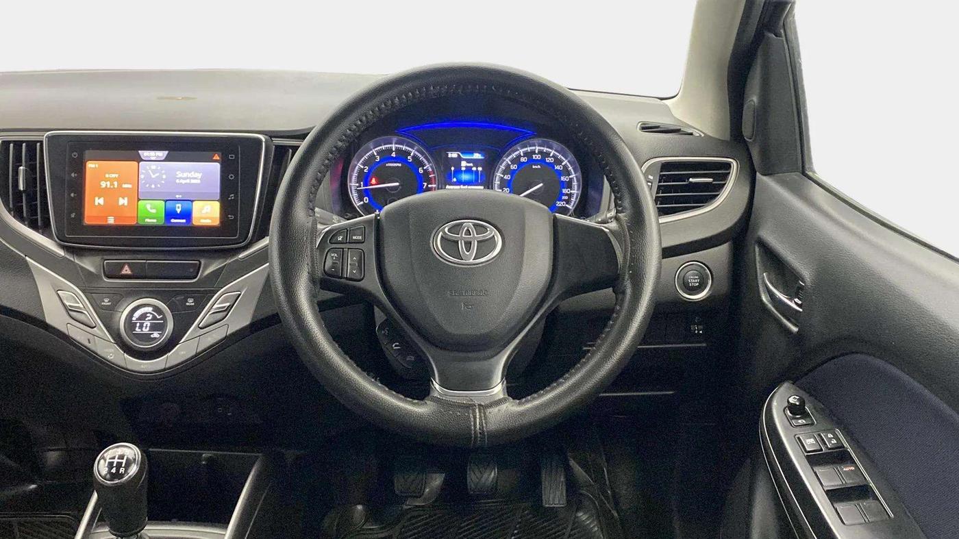 2020 Toyota Glanza G, Petrol, Manual, 20,224 km, Steering Wheel Close Up