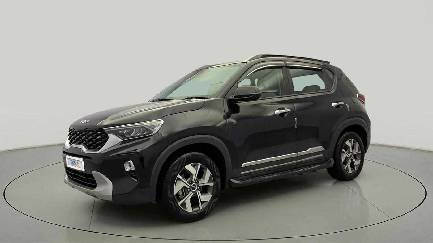2022 KIA SONET HTX 1.0 IMT, Petrol, Manual, 10,368 km, Left Front Diagonal