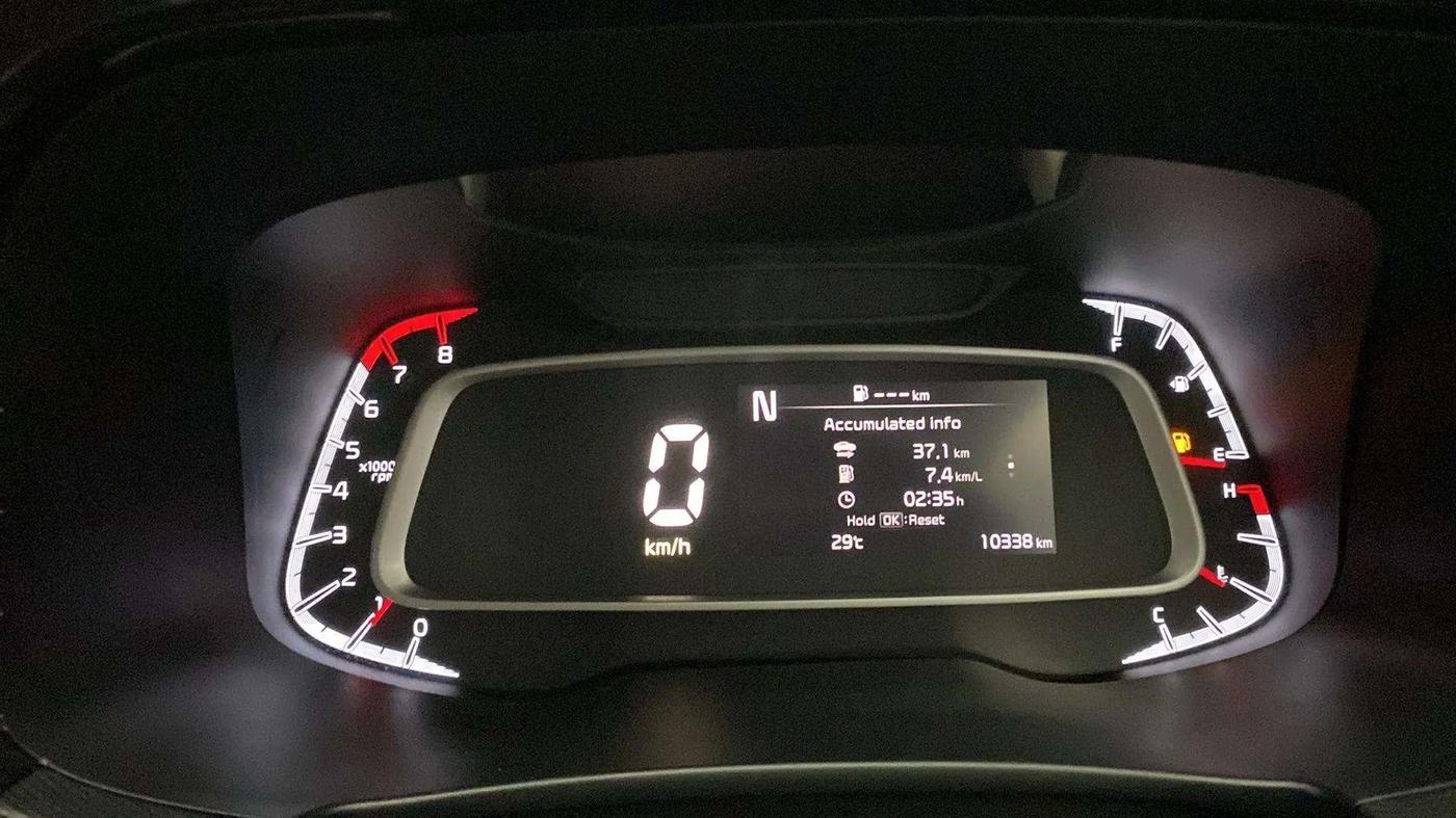 2022 KIA SONET HTX 1.0 IMT, Petrol, Manual, 10,368 km, Odometer Image