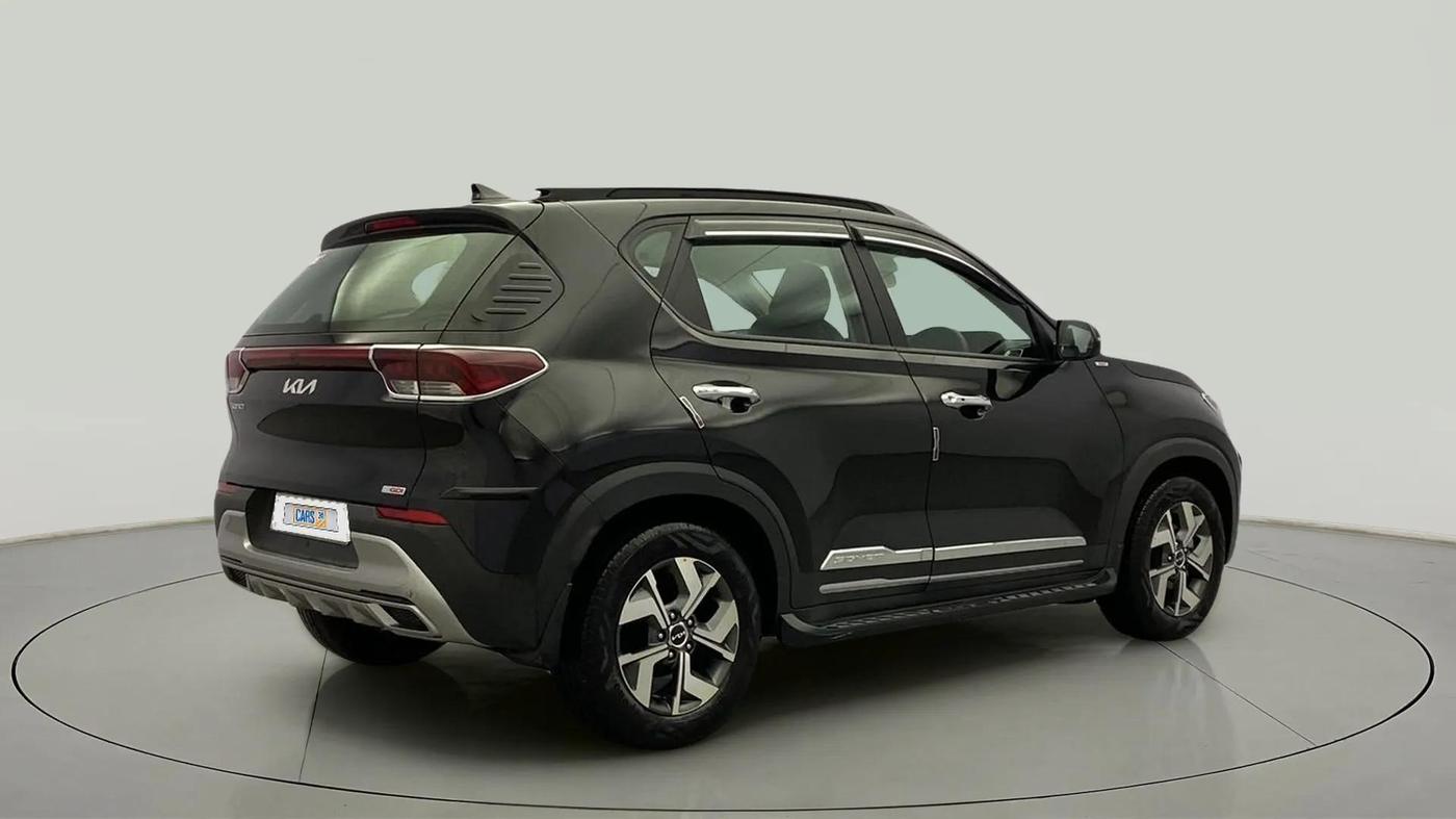 2022 KIA SONET HTX 1.0 IMT, Petrol, Manual, 10,368 km, Right Back Diagonal