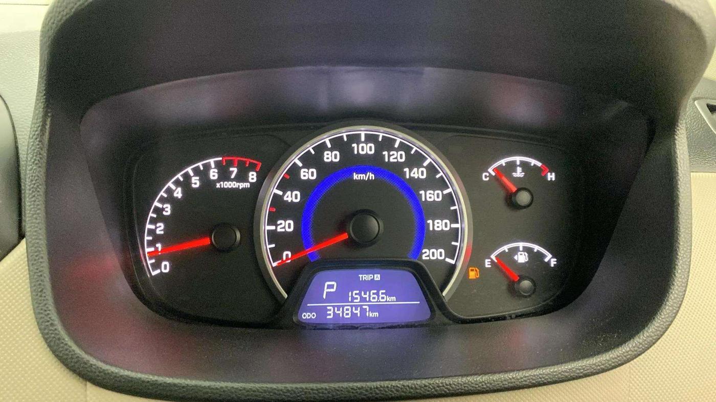 2018 Hyundai Grand i10 SPORTZ AT 1.2 KAPPA VTVT, Petrol, Automatic, 34,854 km, Odometer Image