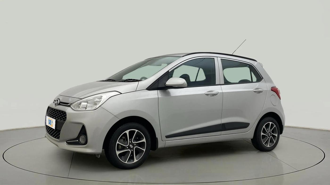 2018 Hyundai Grand i10 SPORTZ AT 1.2 KAPPA VTVT, Petrol, Automatic, 34,854 km, Left Front Diagonal